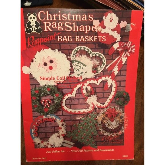Office | Vintage Rag Shapes Christmas Craft Book | Poshmark